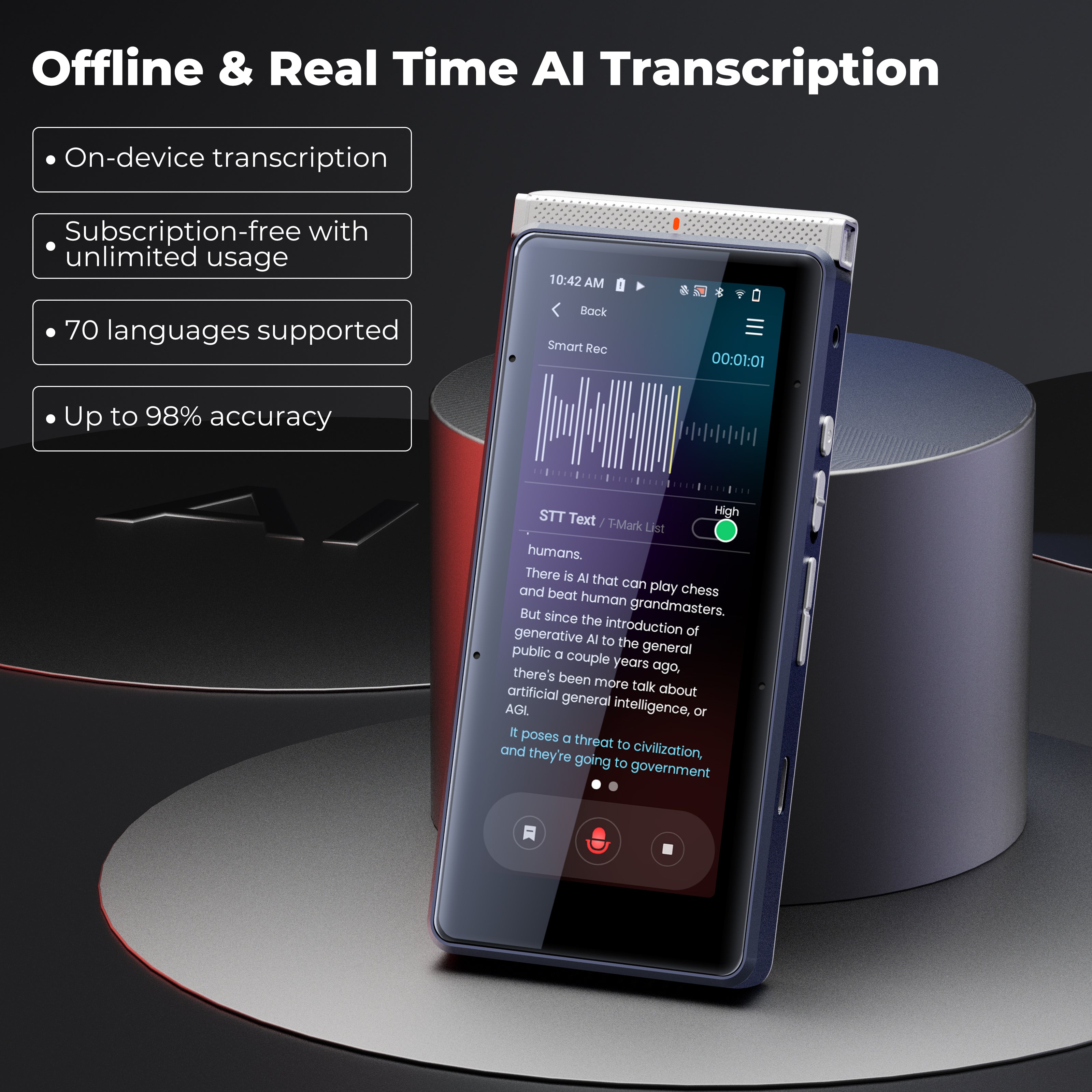 Innioasis PR1  AI Voice Recorder - Image 3